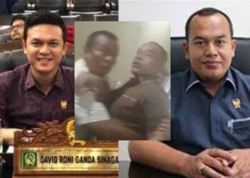 BIKIN MALU! Anggota DPRD Medan Adu Jotos di Toilet