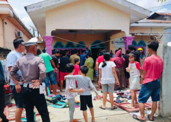 Pedagang Pajak Monza Rusak Rumah 2 Pelaku Pembakaran