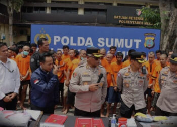 Polrestabes Medan Ungkap Puluhan Kasus Perampokan, Pencurian dan Pembegalan!