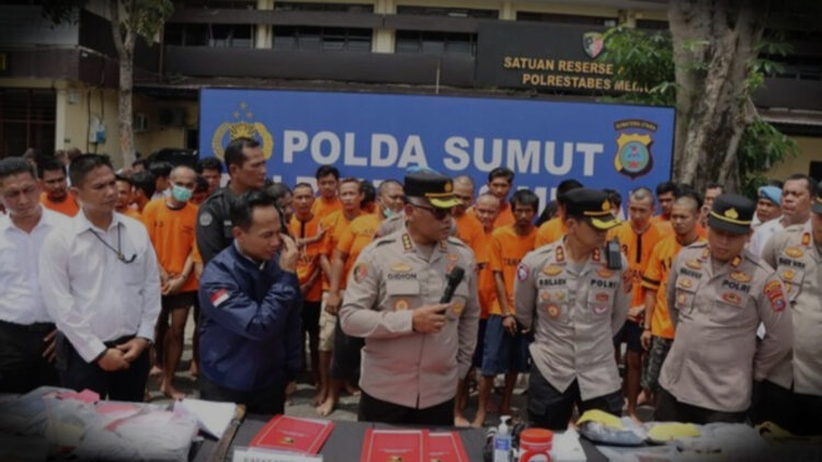 Polrestabes Medan Ungkap Puluhan Kasus Perampokan, Pencurian dan Pembegalan!
