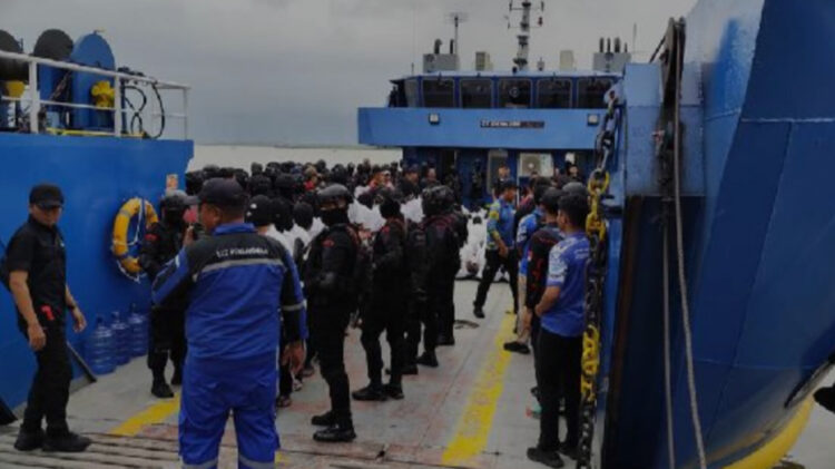 100 Napi di Sumut Dipindahkan ke Lapas Super Maximum Security Nusakambangan