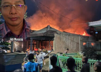 Rumah Ex Anggota DPRD Medan Musnah Terbakar