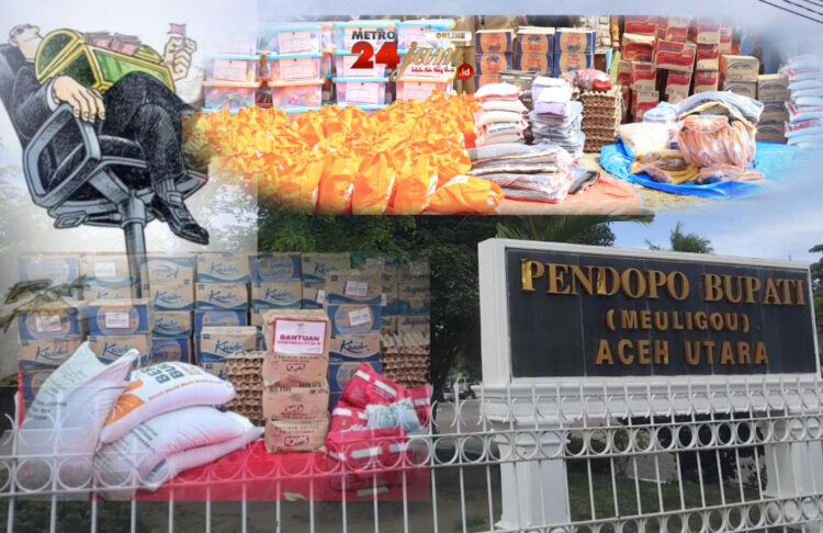 Publik Aceh Utara Geram! Anggota DPRK Ramai-ramai ‘Jarah’ Bantuan Banjir dari Pendopo Bupati