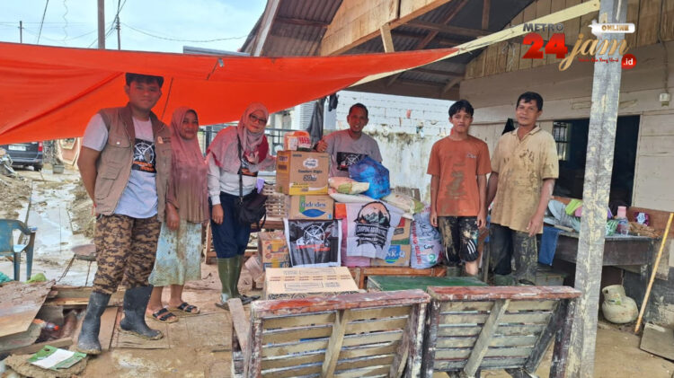 Komunitas Warkop GM Bersama Rangkuti Journey, SJI Medan dan CAF Sumut Salurkan Bantuan ke Aceh Tamiang