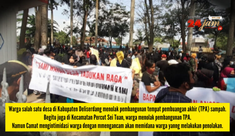 Warga Tanjung Rejo Tolak Pembangunan TPS! Camat: Yang Nolak Dipidanakan