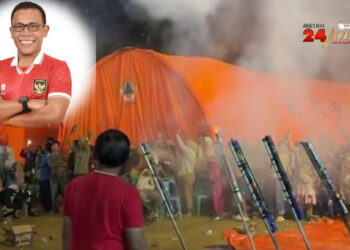 Kemeriahan Pesta Kembang Api di Tengah Duka Akibat Bencana di Tapanuli Tengah
