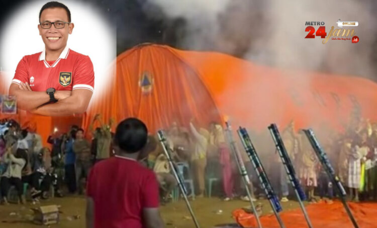 Kemeriahan Pesta Kembang Api di Tengah Duka Akibat Bencana di Tapanuli Tengah