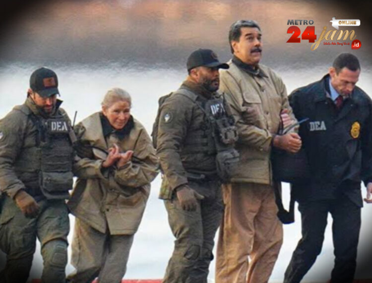 Dengan Tangan Terborgol dan Kaki Terseok, Presiden dan Ibu Negara Venezuela Dikirim ke Pengadilan Federal Bak Teroris