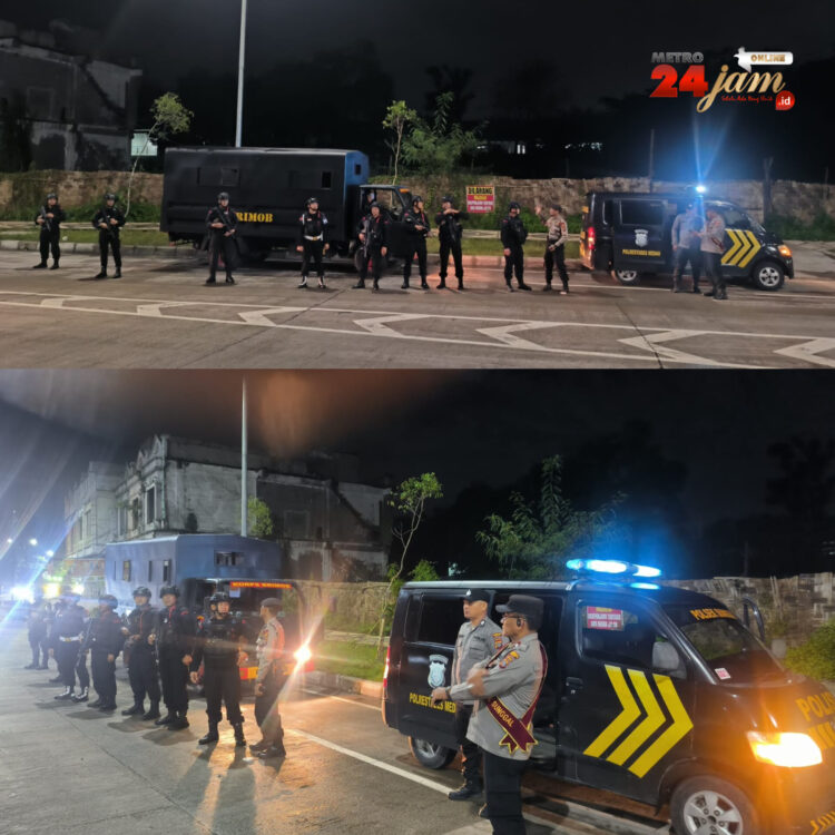 Antisipasi Kejahatan Jalanan dan Tekan Angka Kriminalitas, Polsek Sunggal Gelar Patroli Gabungan