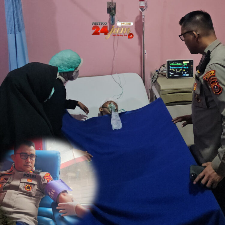 Tak Hanya Sigap Buru Bandit dan Begal, Kapolsek Sunggal Juga Cepat dalam Misi Kemanusiaan