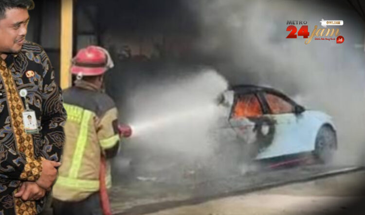 Gubsu Bobby Nasution Bantah Mobil Listrik yang Viral Terbakar di Jalan Asahan Miliknya
