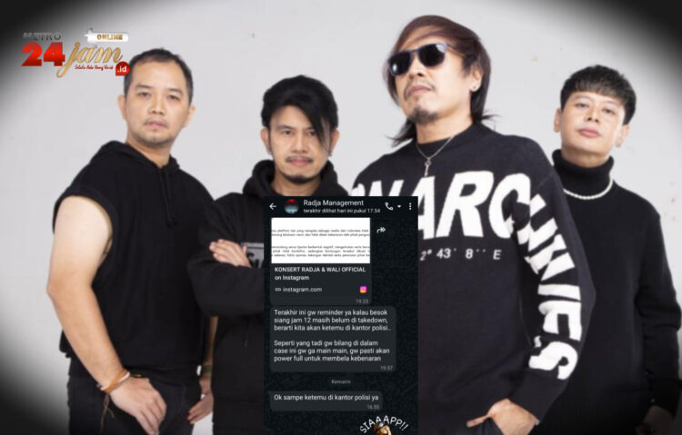 Parah! Gara-gara Pemberitaan, Band Radja Ancam Redaksi metro24jam.id