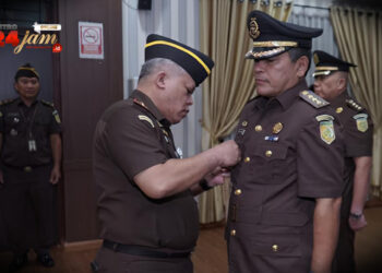 Jabatan Kajari Medan Diserahterimakan, Kajati Sumut Minta Semua Pejabat Kejaksaan Jaga Integritas