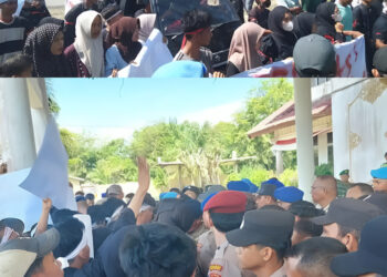 Massa Pengunjukrasa Desak DPRK Segera Makzulkan Bupati Aceh Singkil