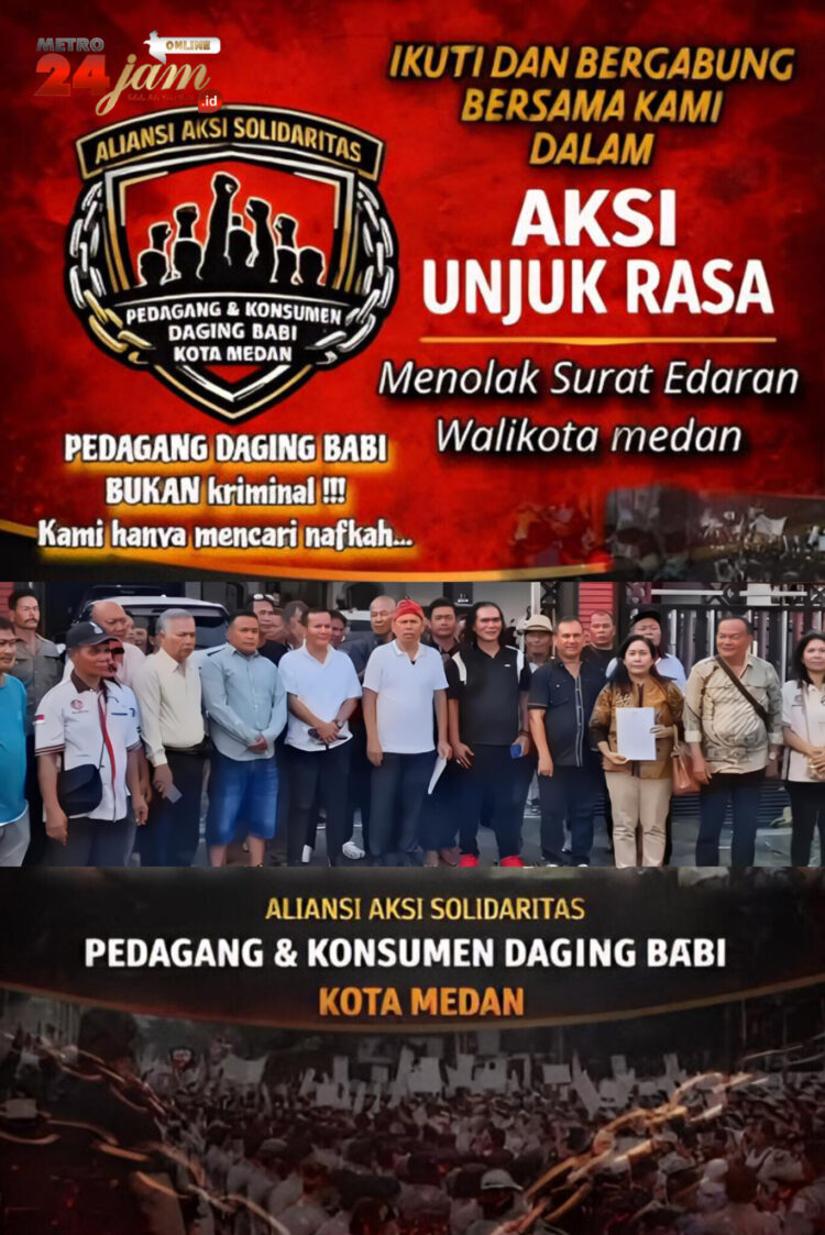 Siap-siap! Ribuan Pedagang dan Penikmat Daging Babi akan Geruduk Kantor Wali Kota dan DPRD Medan