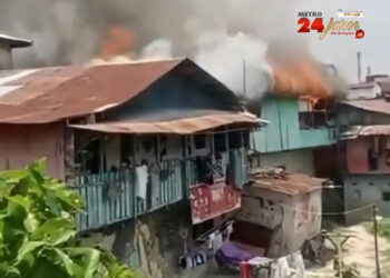 Kebakaran di Multatuli Sempat Bikin Panik, Sedikitnya 8 Rumah Terbakar