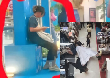 Sebelum Lompat dari Lantai 4 Plaza Medan Fair, Carine Kyna Terlihat Sibuk Menelpon Seseorang