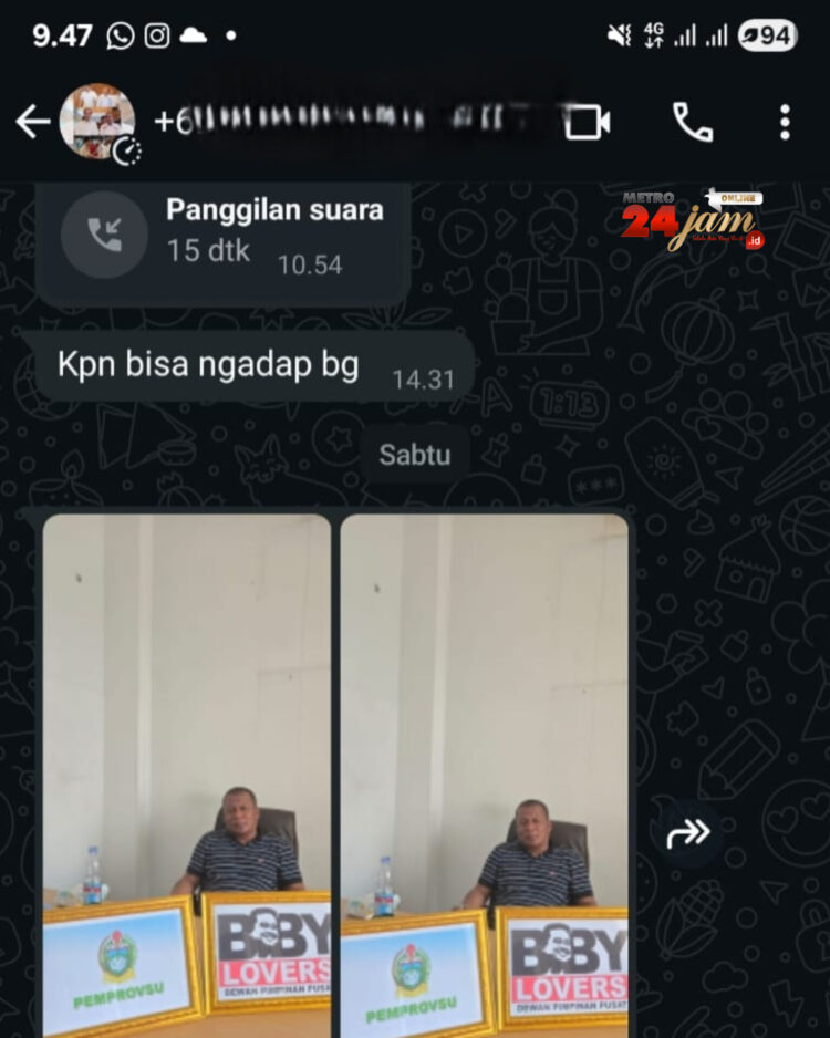 Sarat Intimidasi, Ketua Umum Bobby Lovers Diduga Ingin ‘Setir’ Disdik Sumut Demi Jatah Jabatan!