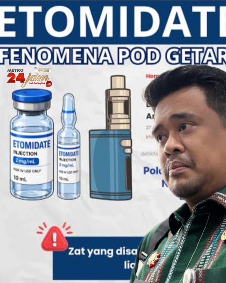 Bobby Nasution Murka! Anak Buahnya Ditangkap Gunakan Vape Getar