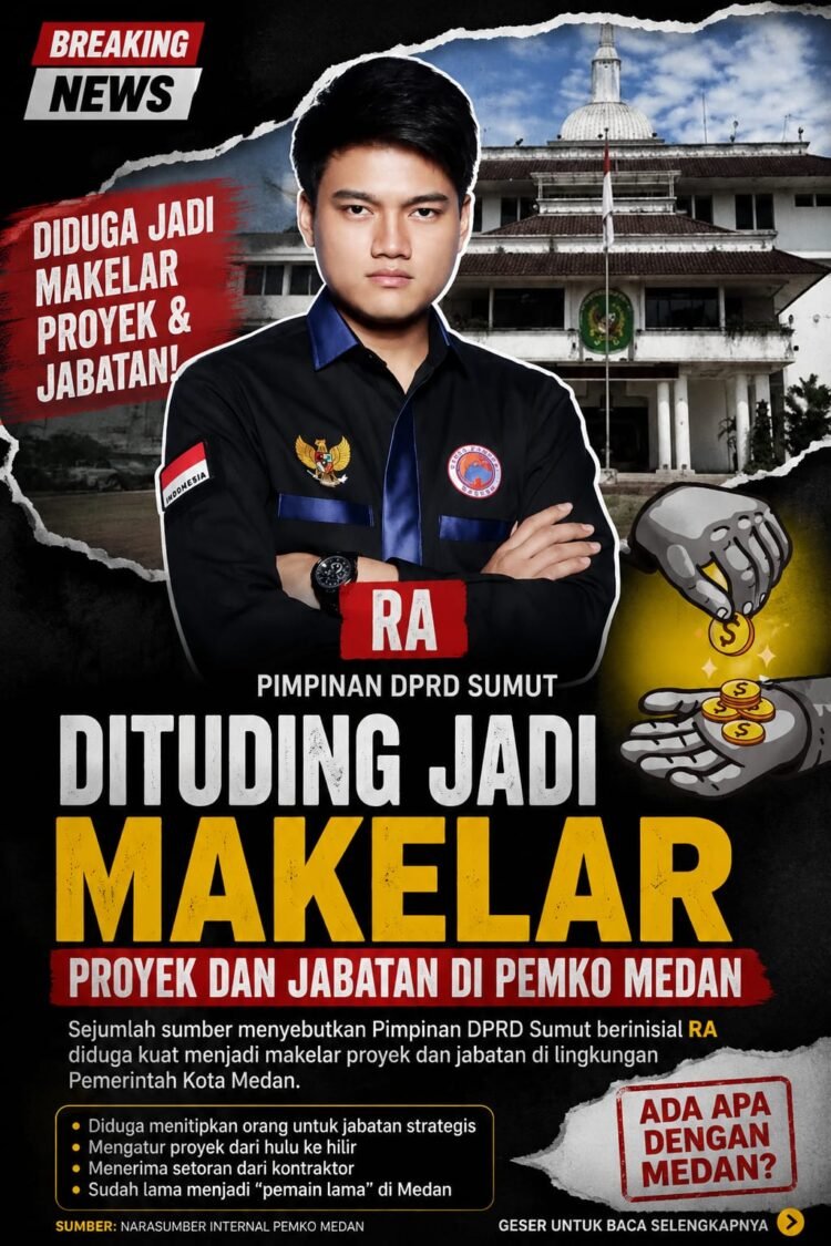 Duh! Pimpinan DPRD Sumut dari Nasdem Dituding Jadi Makelar Proyek dan Jabatan di Pemko Medan
