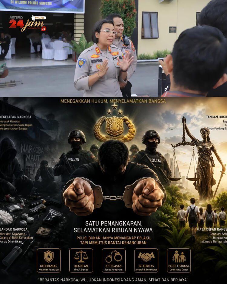 Jadi Pengedar Sabu, 2 Polisi Gegerkan Polres Samosir