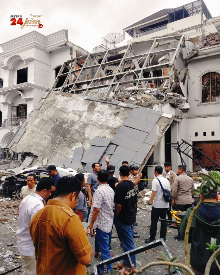Gak Masuk Akal! Wartawan Dilarang POMAU Liput Ledakan Rumah di Grand Polonia Medan