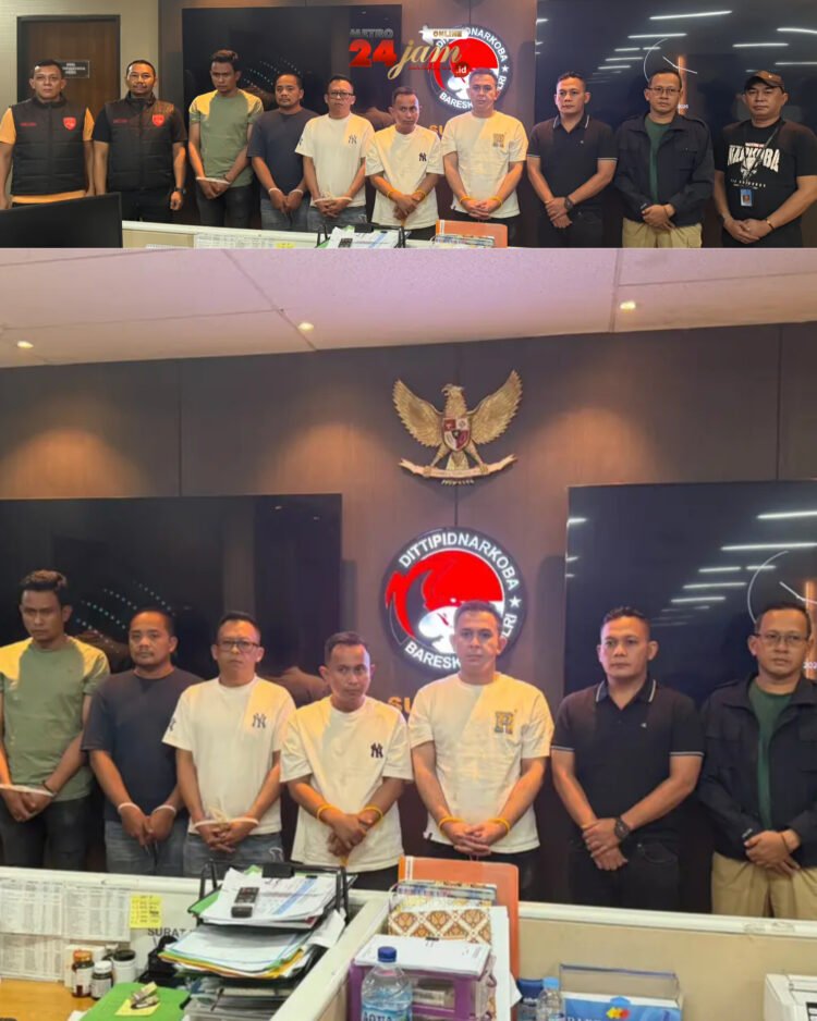 Kasat Res Narkoba Polres Tangsel dan 6 Anak Buahnya Ditangkap Bareskrim Polri