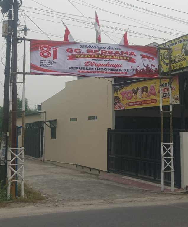 Warga Gang Bersama Batang Kuis Semarakkan HUT RI ke-81 dengan Semangat Bhinneka Tunggal Ika