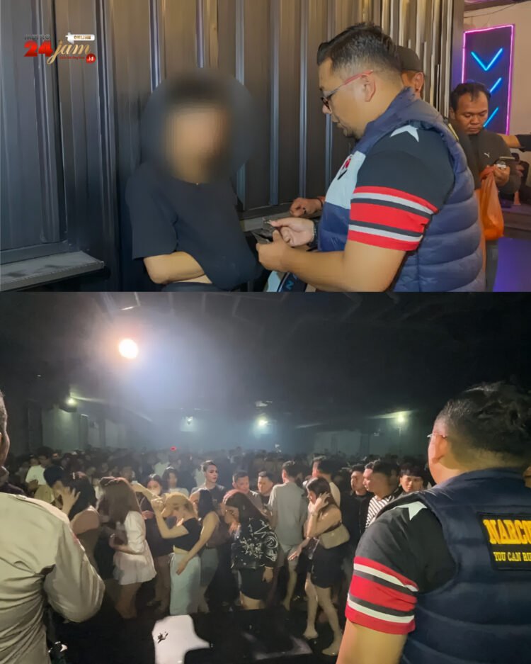 Tim Gabungan Razia Helen’s Night Mart, 1 Pengedar Vape Getar dan 3 Pemake Narkoba Diamankan