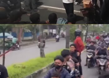 Timsus JCS Dan Resmob Polrestabes Medan Gerak Cepat! Sejumlah Remaja Yang Ikut Konvoi Genk Motor Diamankan