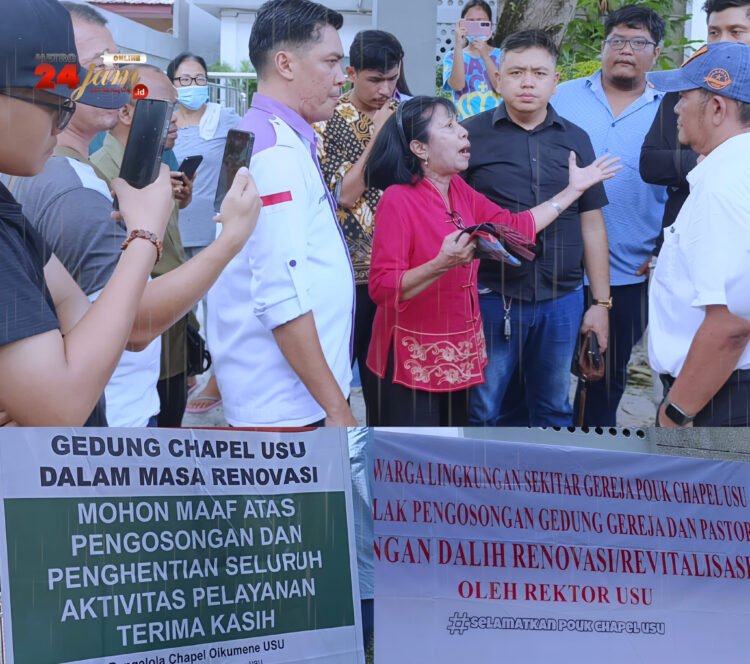 Tak Ada Penggusuran! Gereja Chapel USU Hanya Akan Direnovasi Dan Revitalisasi