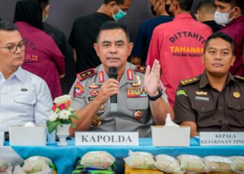 Polda Sumut Berhasil Ungkap 3.865 Kasus Narkoba, 4.628 Tersangka dan Sita 5,3 Ton BB! Ini Bukti Kapolda Anti Narkoba
